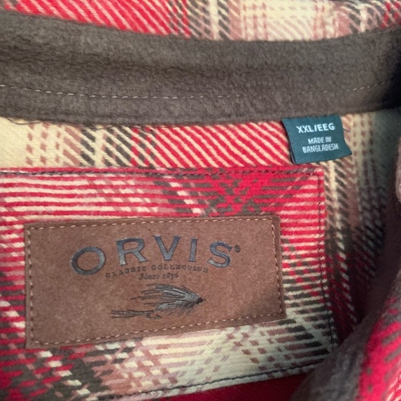 - NWT Orvis Heavyweight Flannel shirt jacket XL and 3XL - Picture 7 of 11